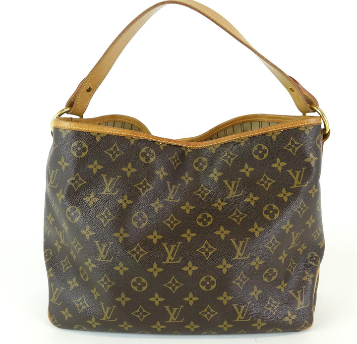 delightful pm monogram canvas tote bag