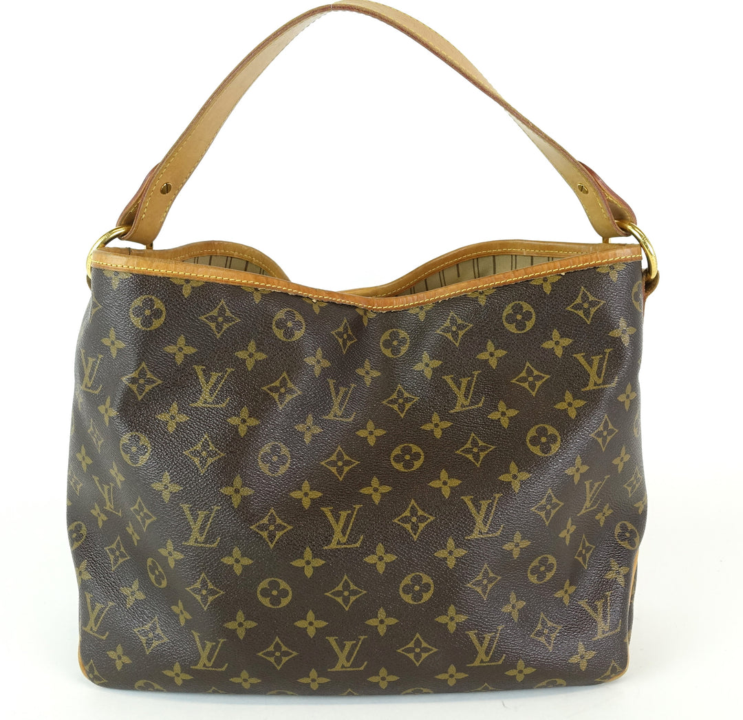 delightful pm monogram canvas tote bag