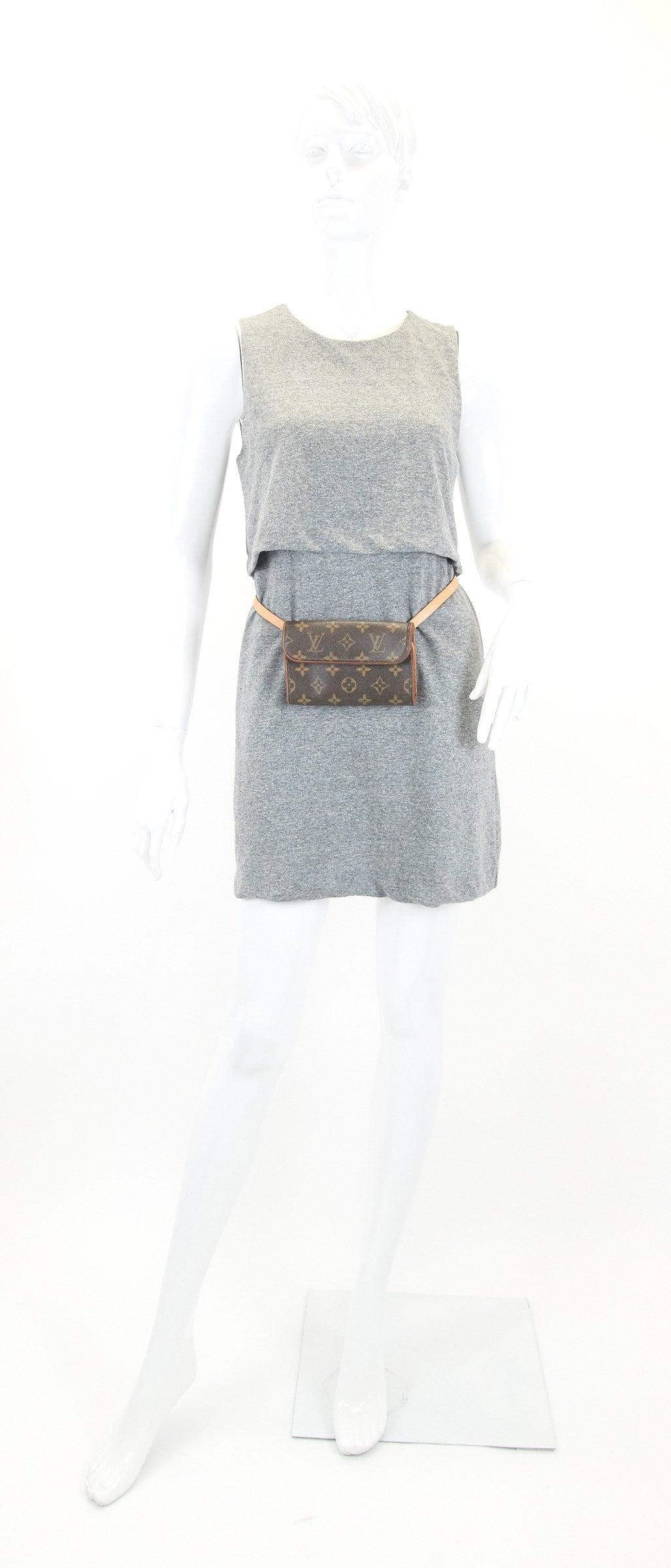 pochette florentine monogram canvas waist bag