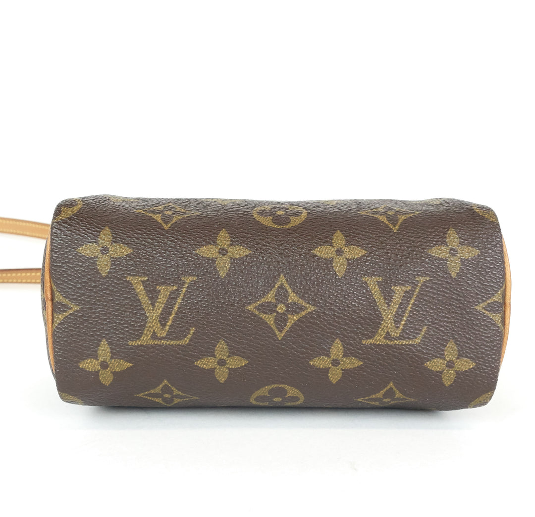 mini speedy sac hl monogram canvas handbag with strap
