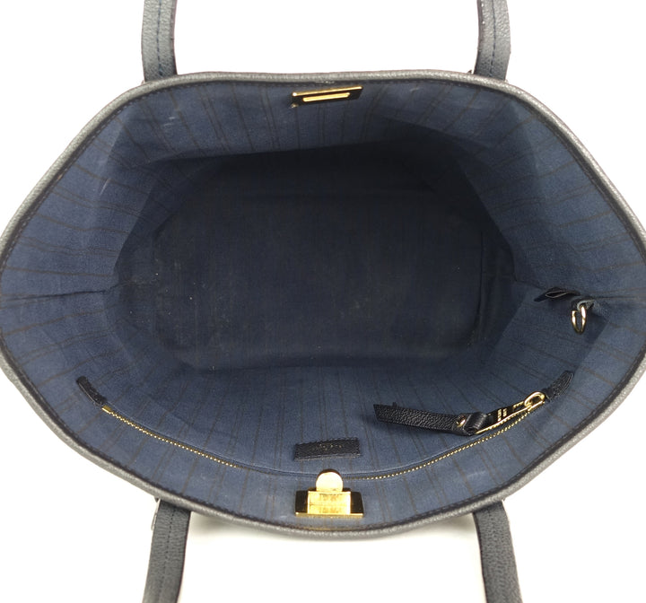 citadine pm monogram empreinte leather tote bag