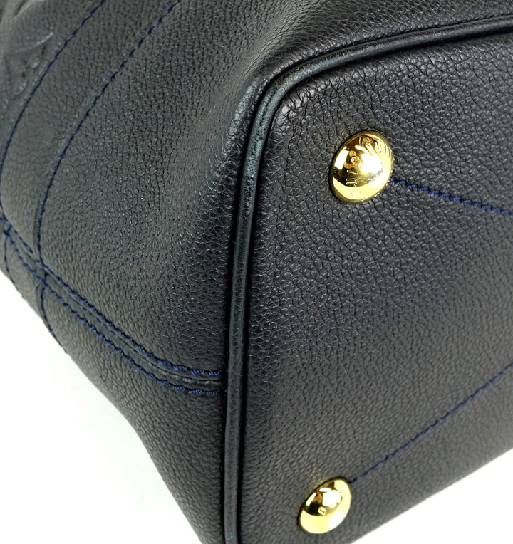 citadine pm monogram empreinte leather tote bag