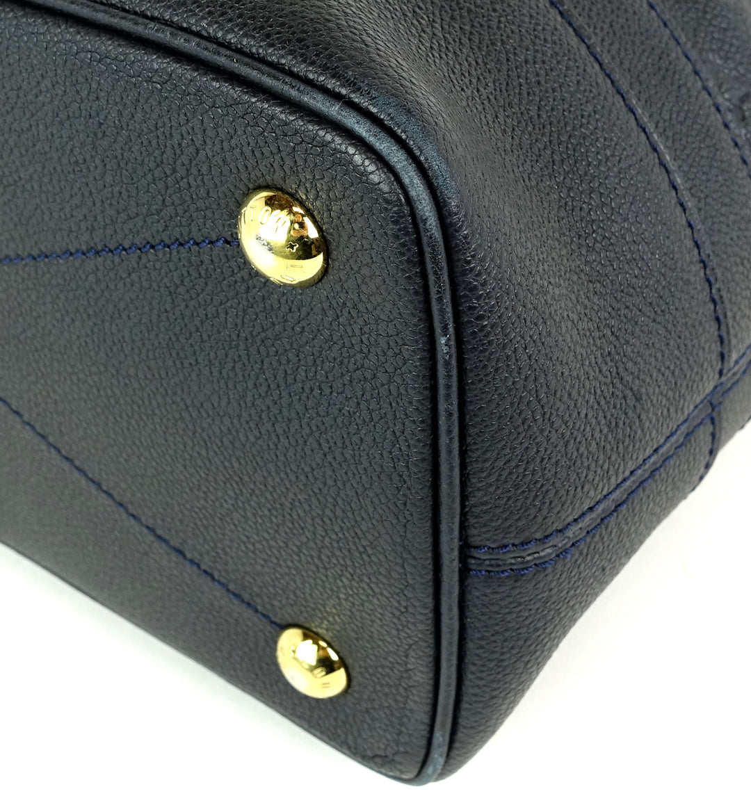 citadine pm monogram empreinte leather tote bag