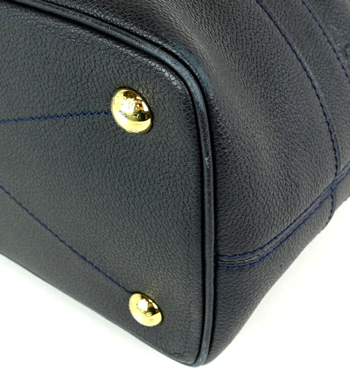 citadine pm monogram empreinte leather tote bag