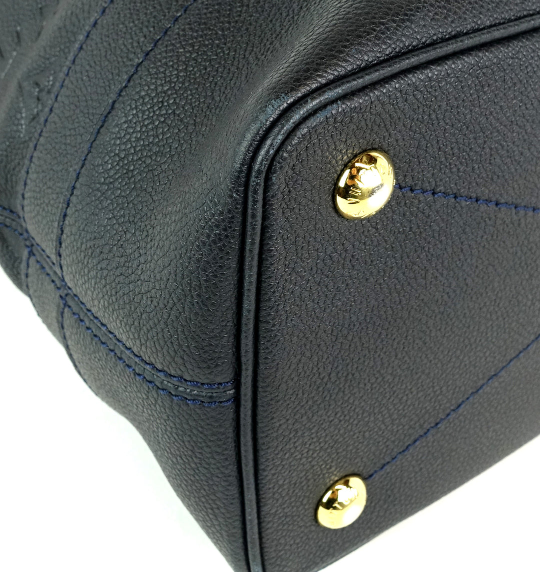 citadine pm monogram empreinte leather tote bag