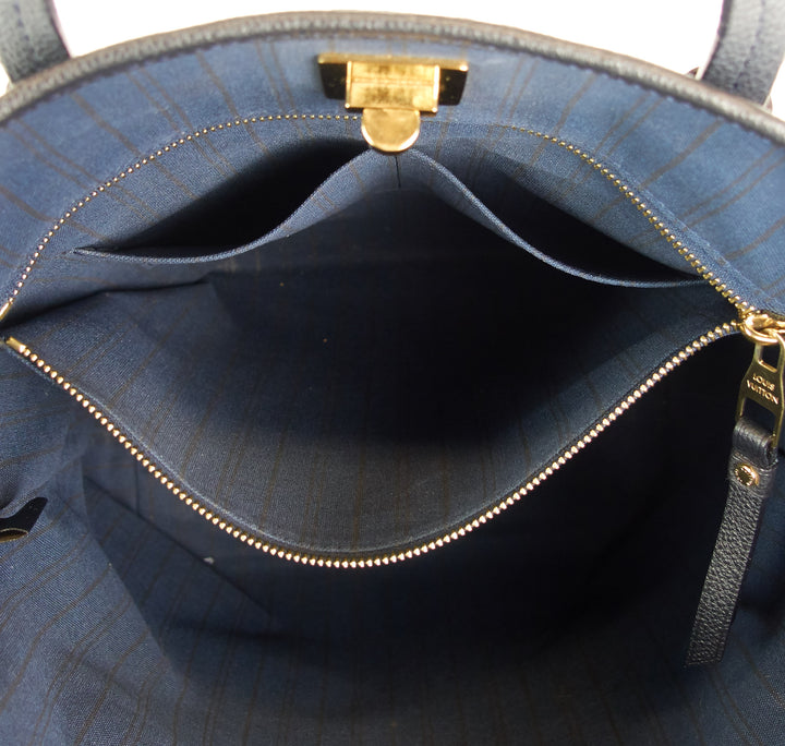 citadine pm monogram empreinte leather tote bag