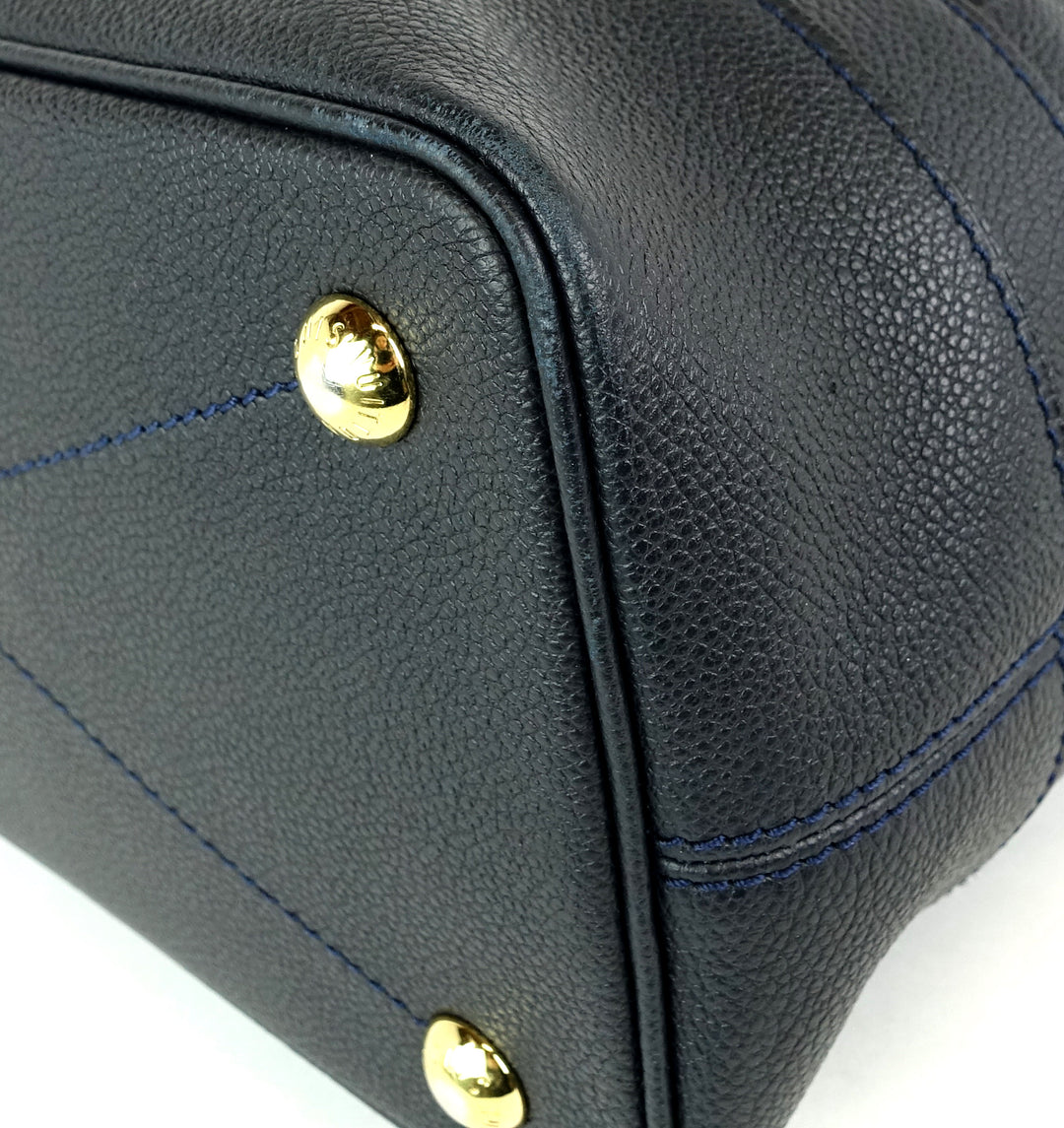 citadine pm monogram empreinte leather tote bag