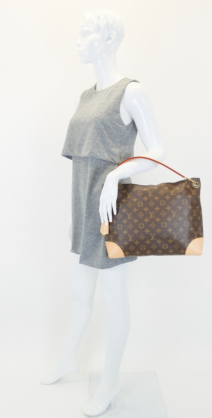 berri pm monogram canvas shoulder bag