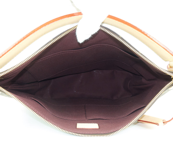 berri pm monogram canvas shoulder bag