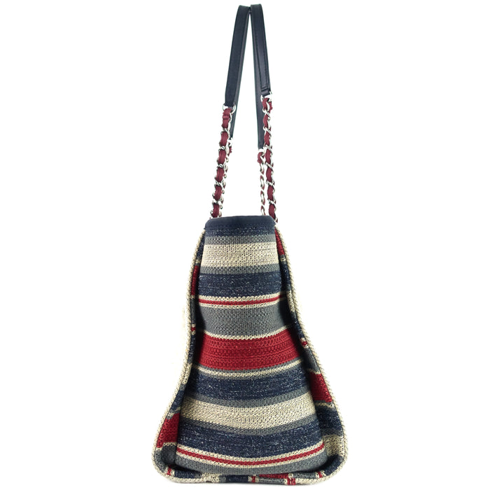 deauville small canvas shopping tote bag