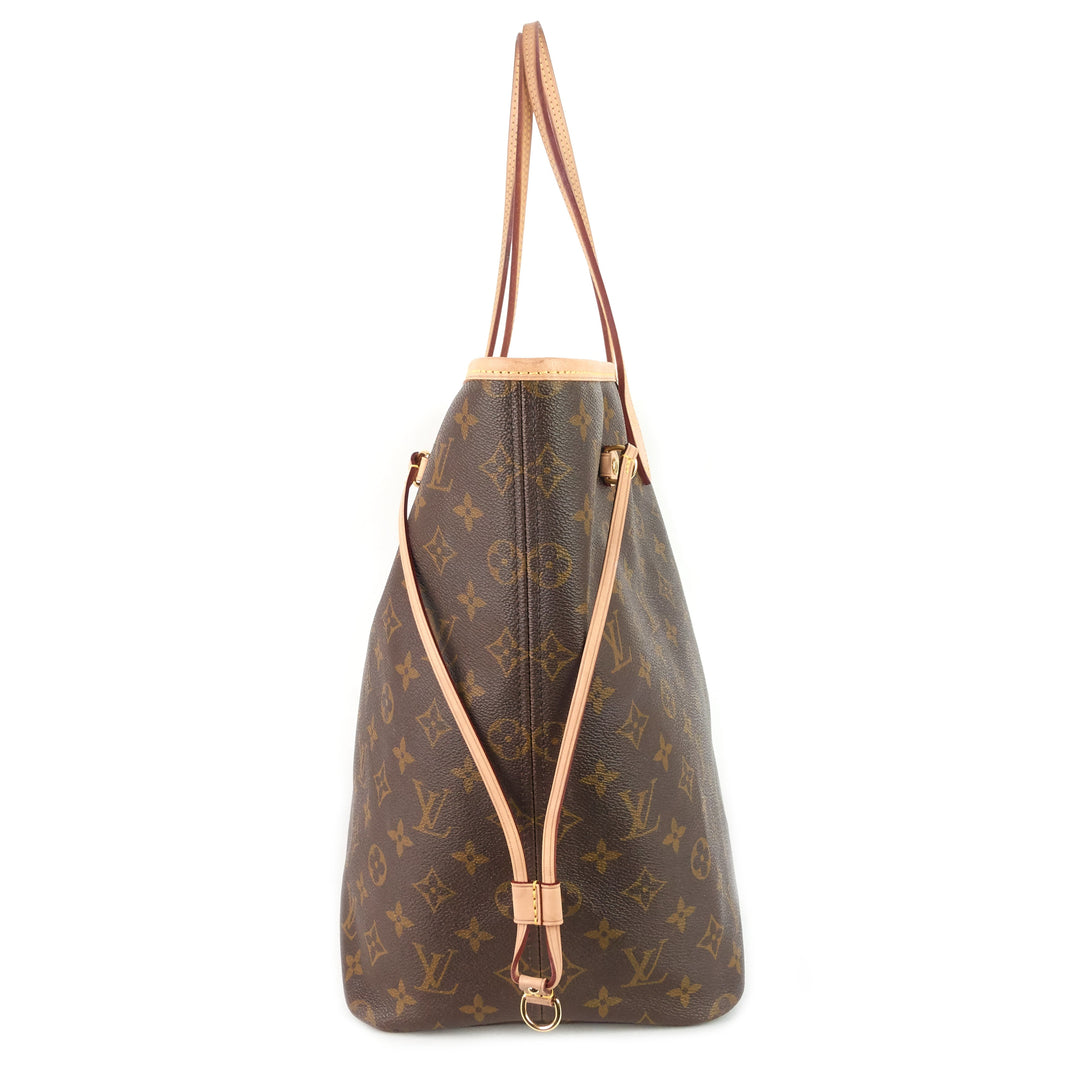 neverfull gm monogram canvas tote bag