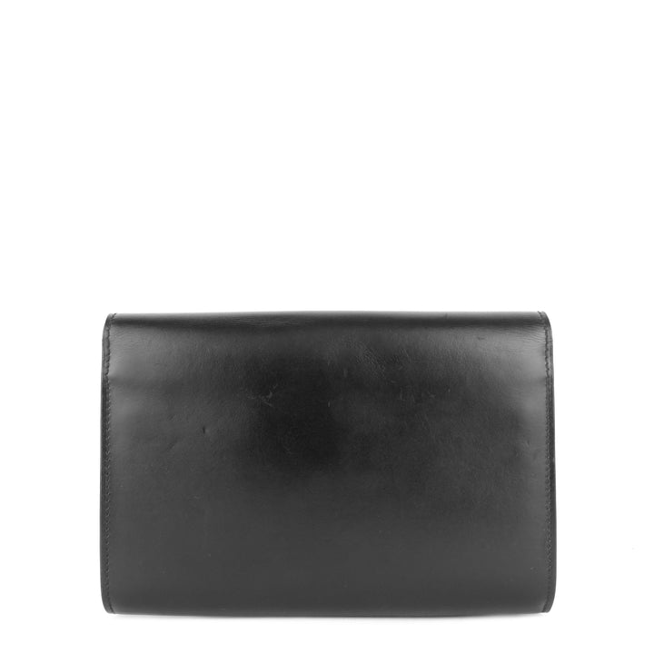 louise gm chain calfskin leather bag