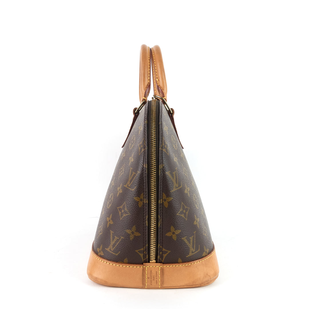 alma mm vintage monogram canvas bag