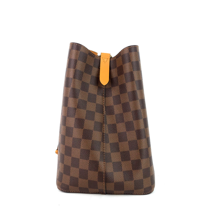 néonoé saffron damier ebene canvas bag