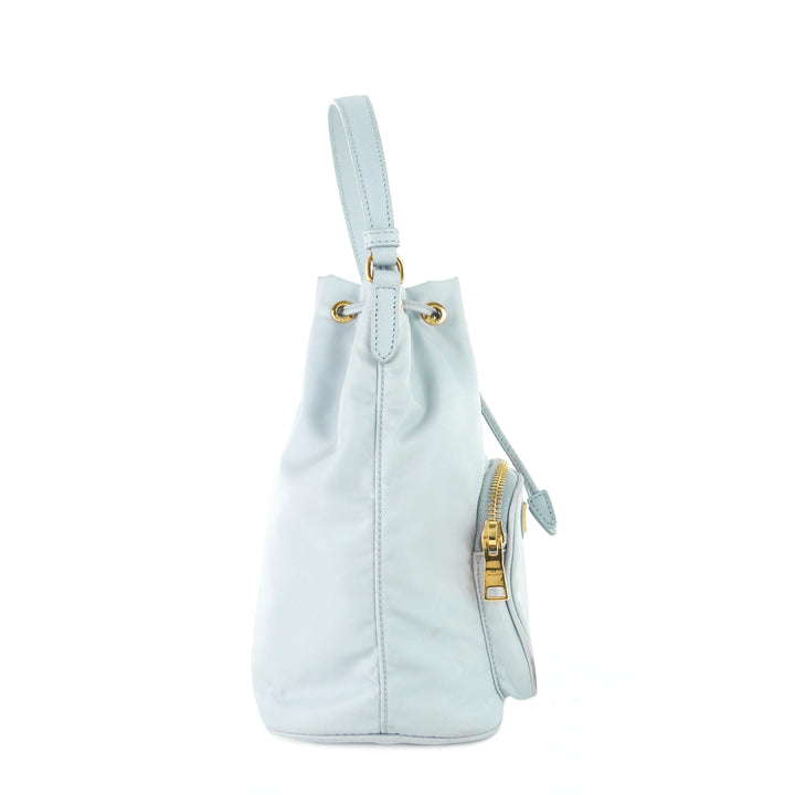 duet tessuto re-nylon bucket bag