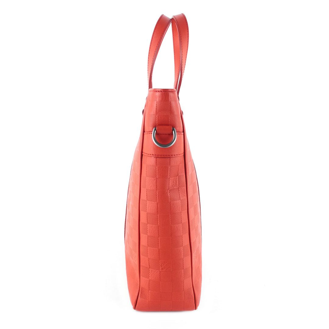 tadao pm damier infini leather tote bag