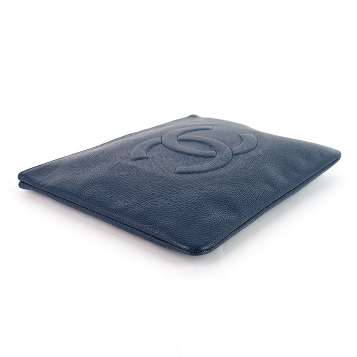 timeless cc caviar pouch