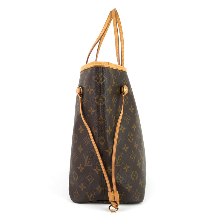 neverfull mm monogram canvas tote bag