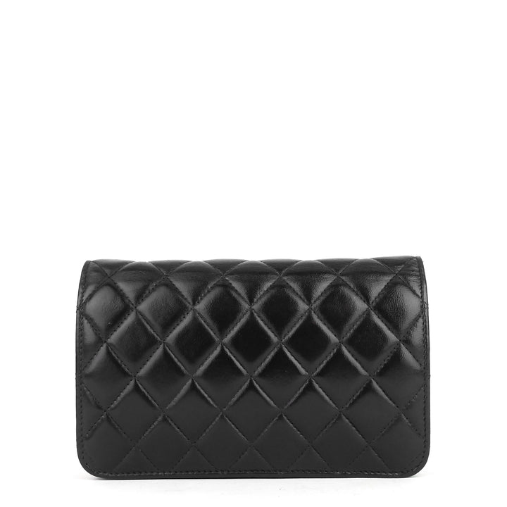 golden class double cc lambskin wallet on chain bag