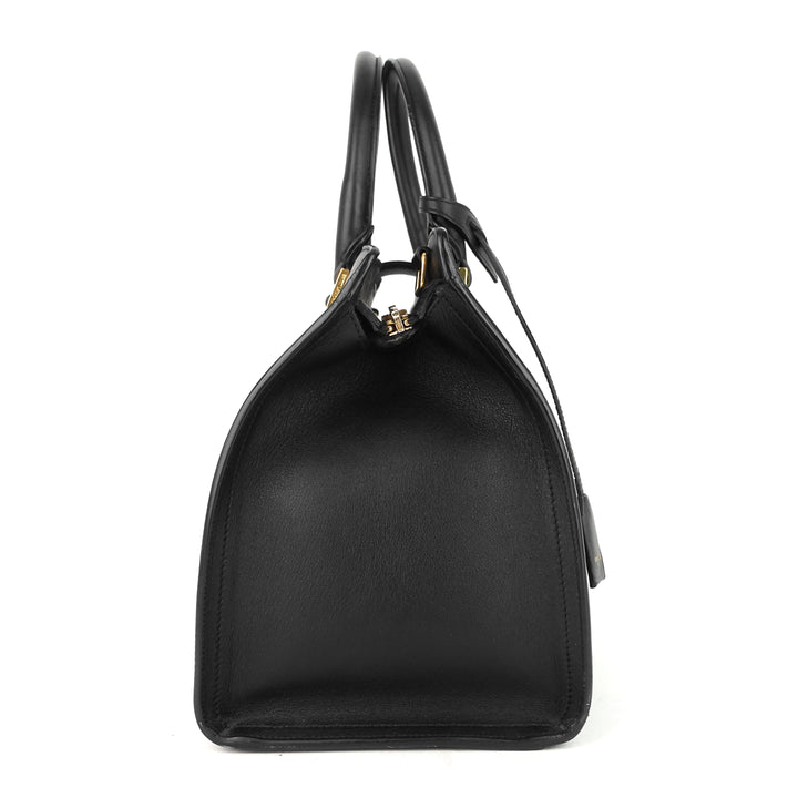 cabas small calfskin leather bag