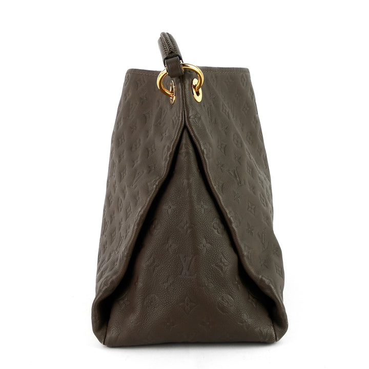 artsy mm monogram empreinte leather bag