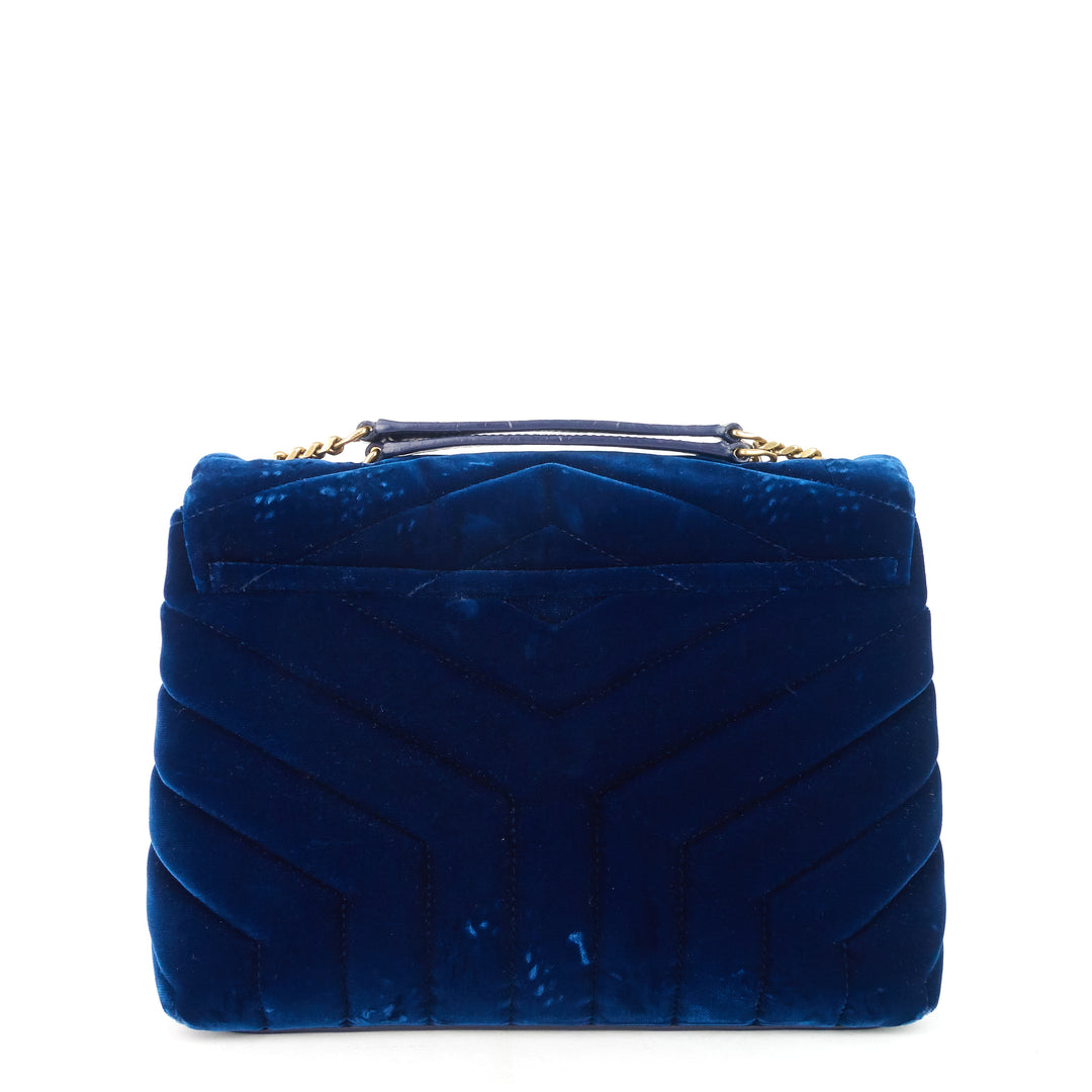 loulou small velvet shoulder bag