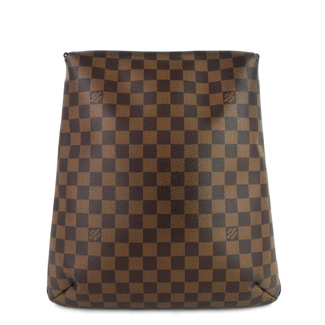 musette salsa damier ebene canvas bag