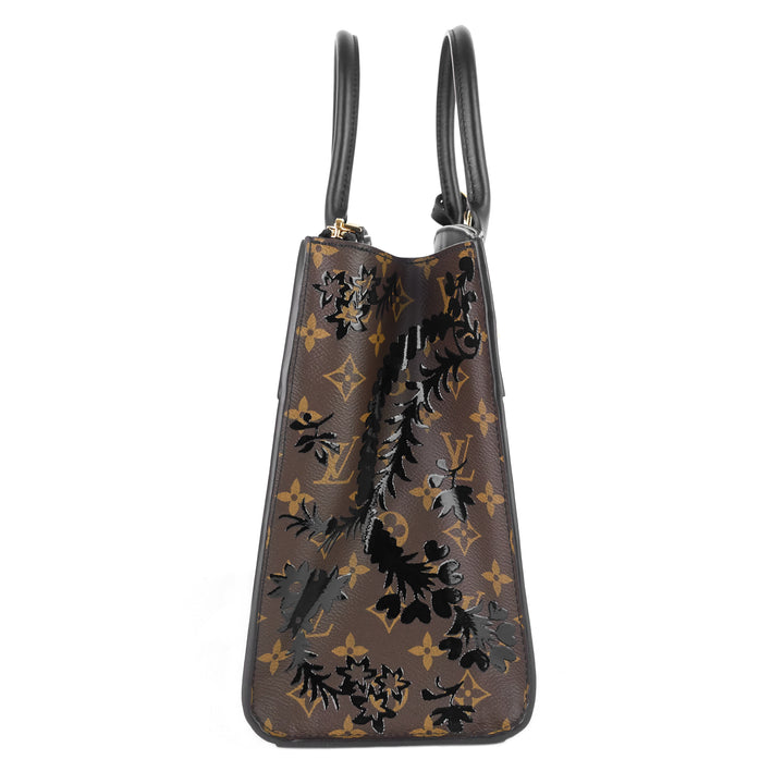 city steamer mm monogram blossom canvas bag