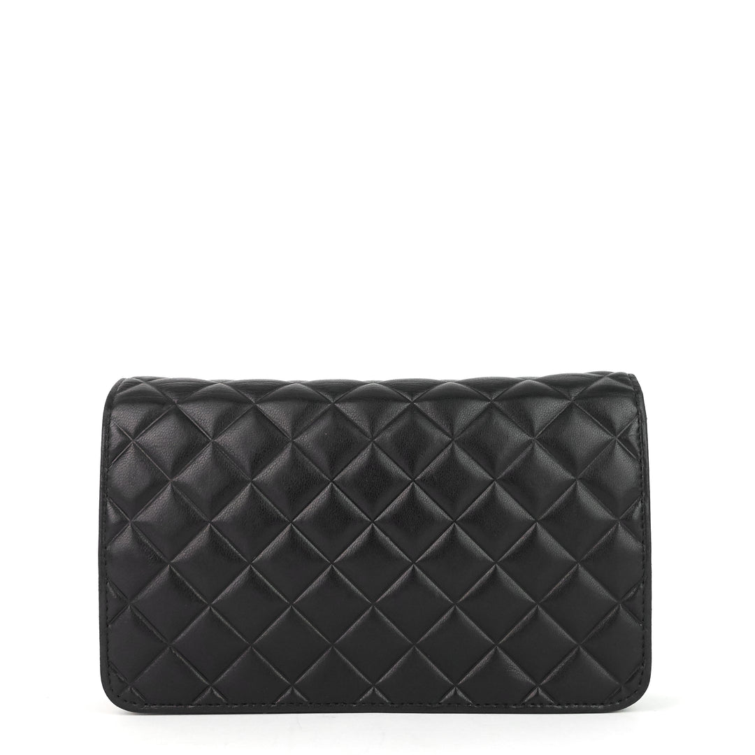 cc timeless lambskin wallet on chain woc