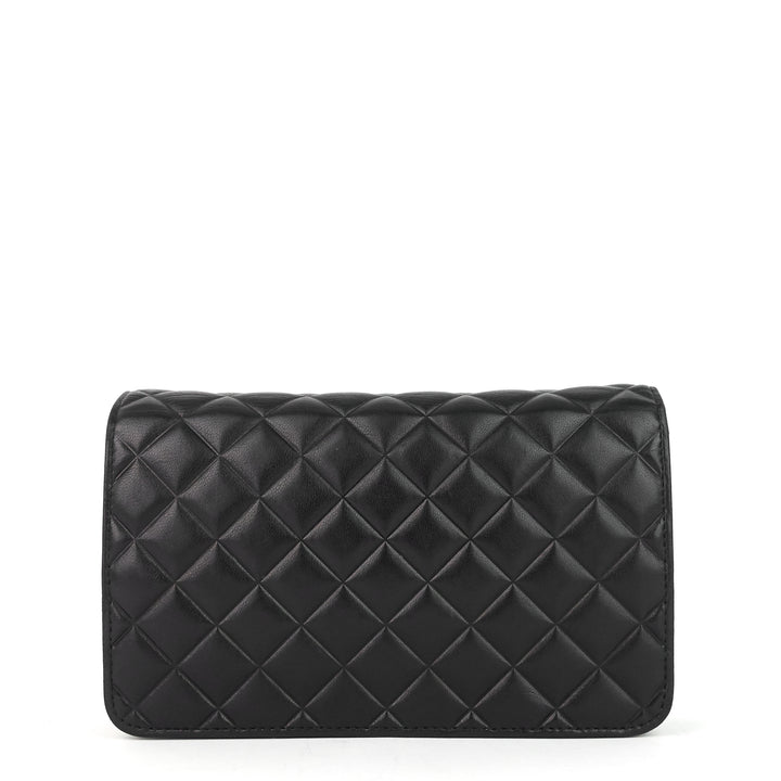 cc timeless lambskin wallet on chain woc