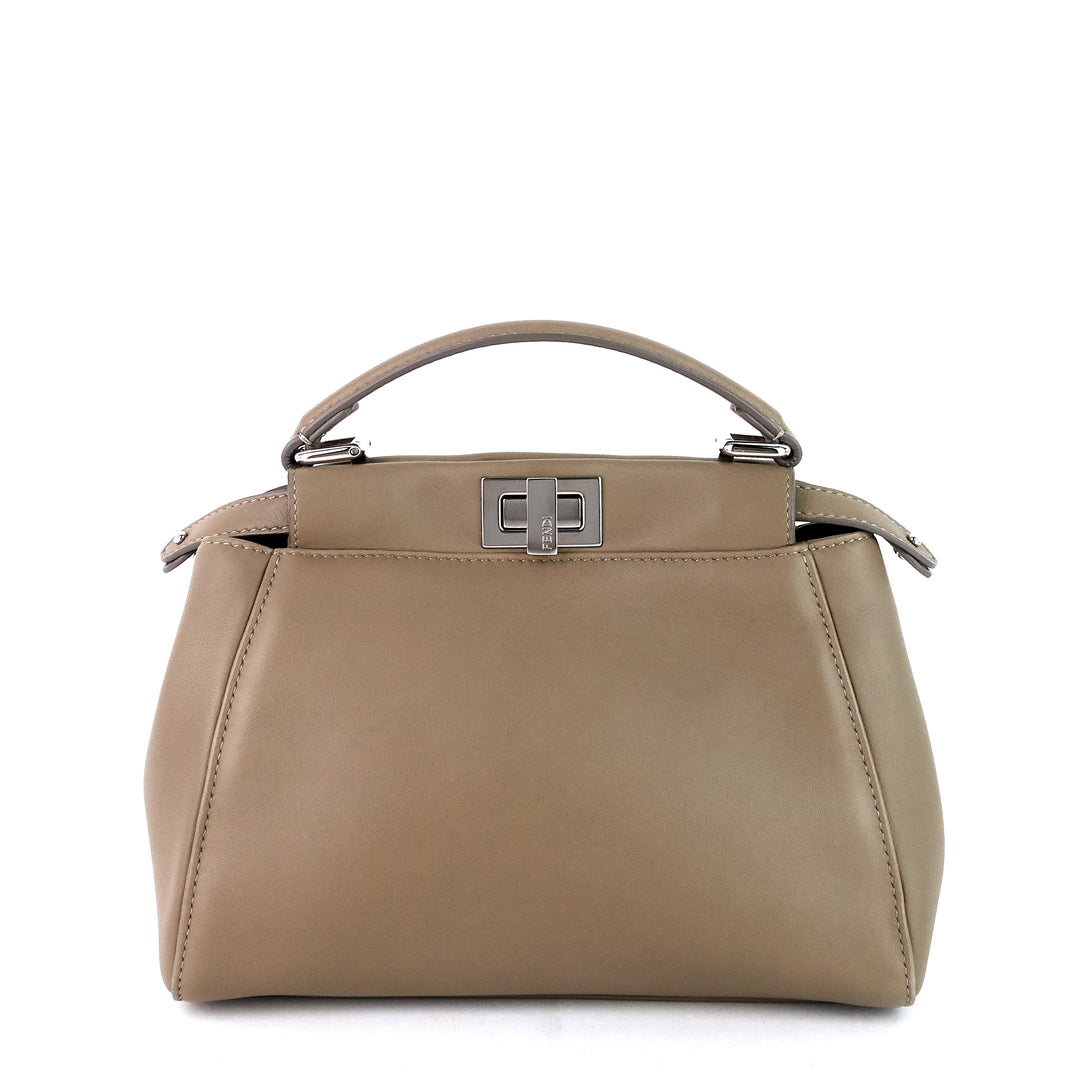 peekaboo mini nappa leather bag