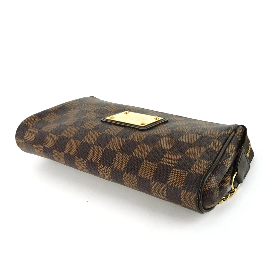 eva damier ebene canvas crossbody bag