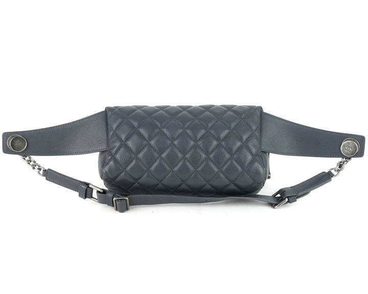 calf leather waist bag