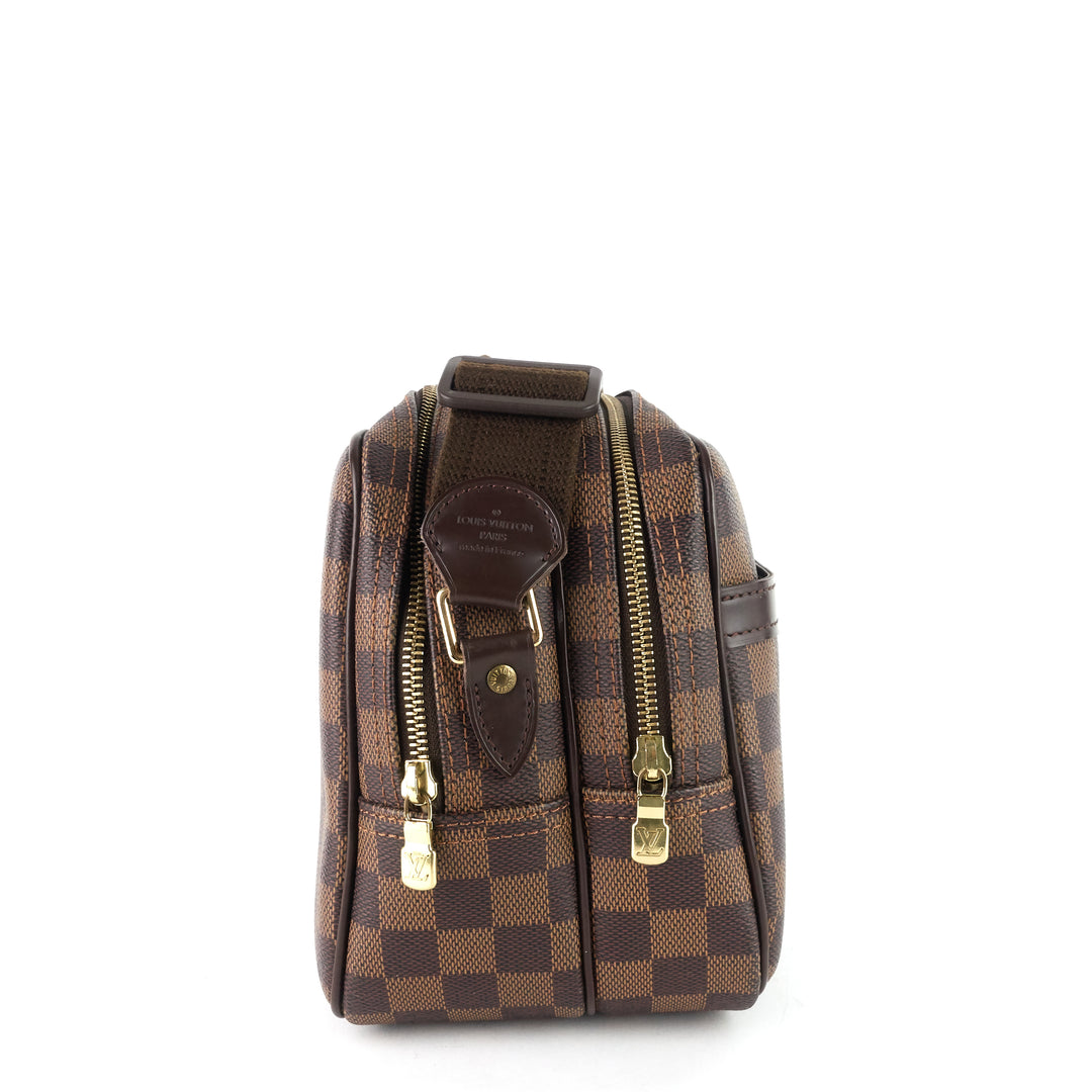 reporter pm damier ebene canvas messenger bag