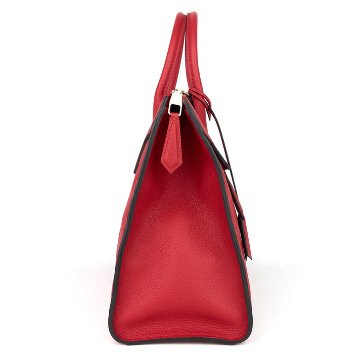 pont-neuf gm red monogram empreinte leather bag