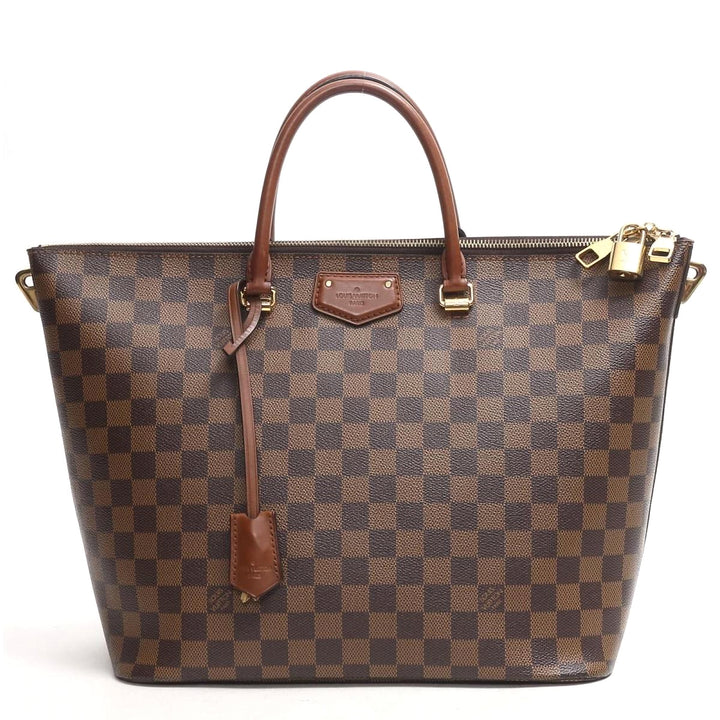 belmont damier ebene canvas bag