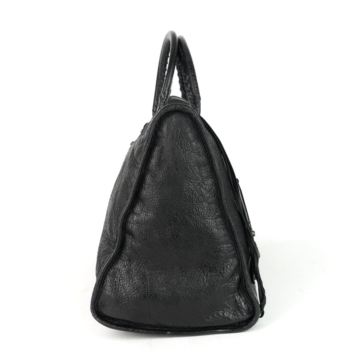 giant work lambskin handbag