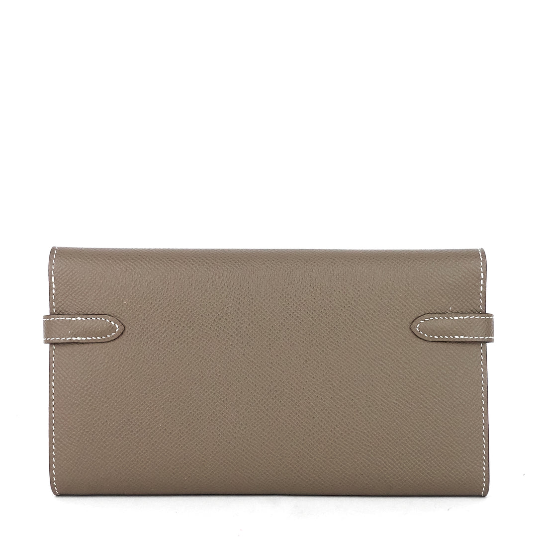 kelly large epsom leather long wallet
