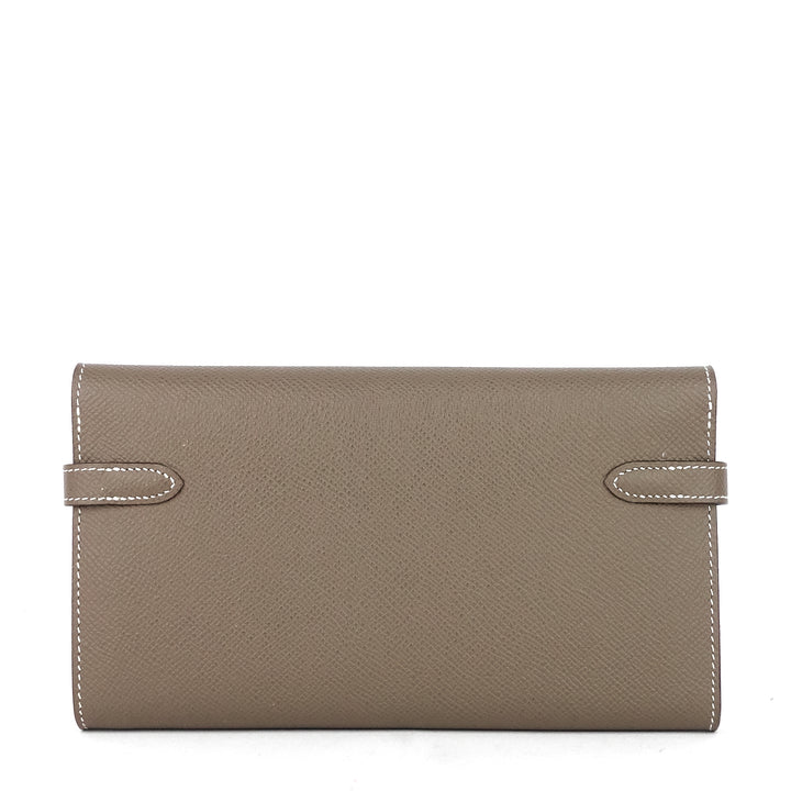 kelly large epsom leather long wallet