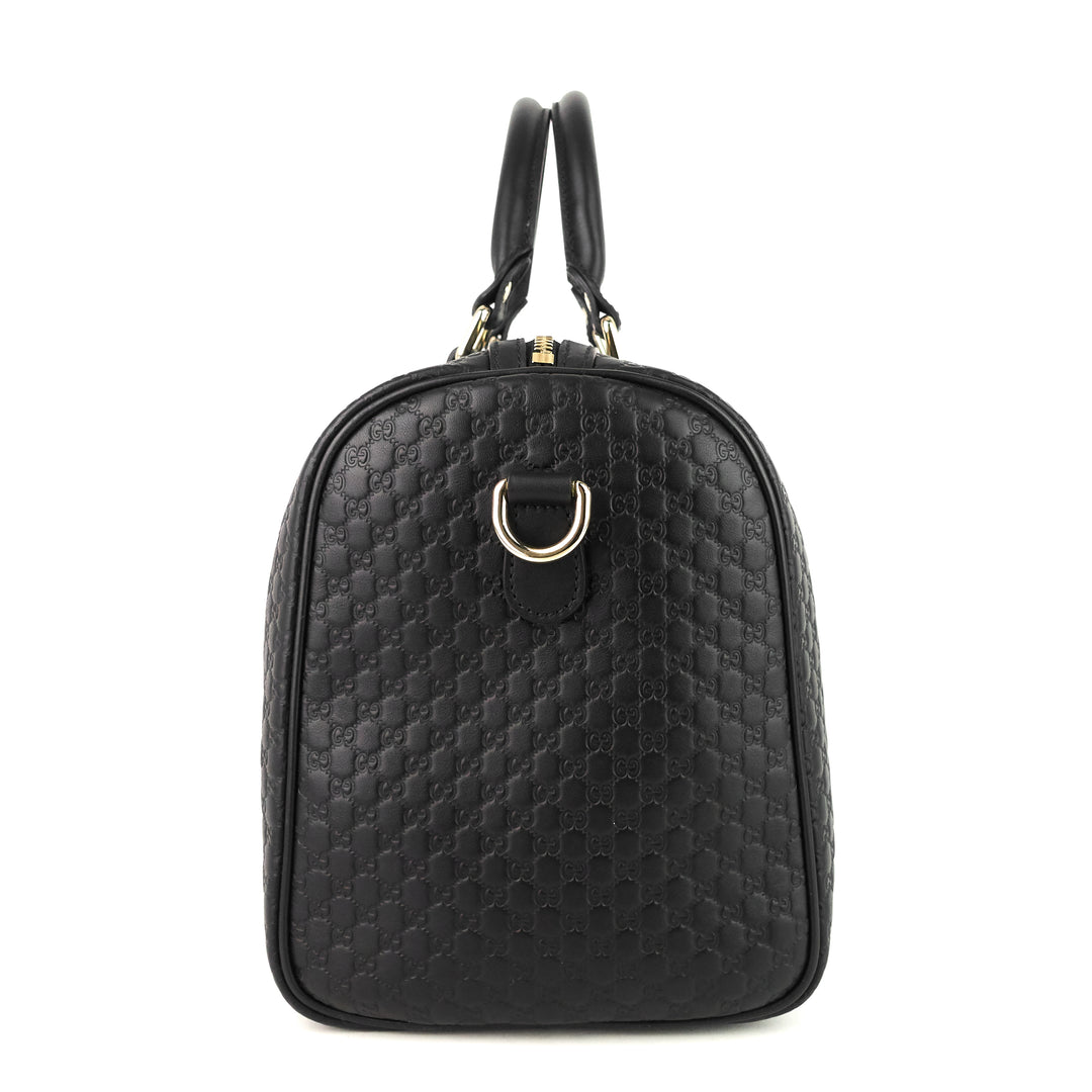 joy medium boston microguccissima leather bag