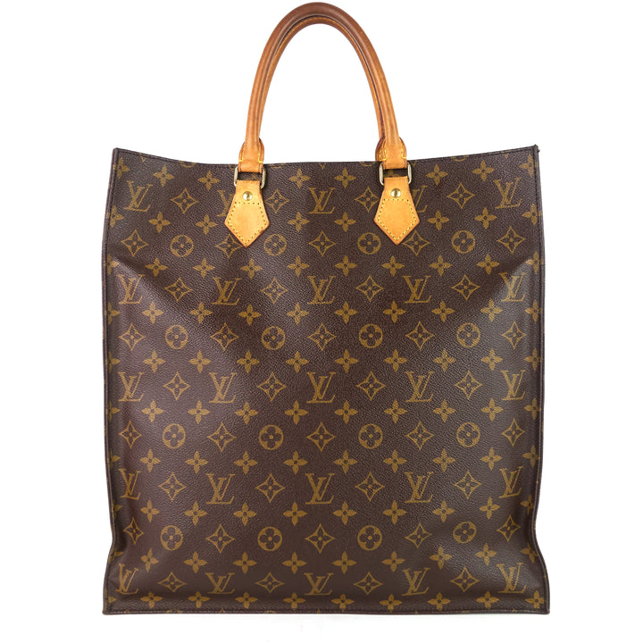sac plat gm monogram canvas handbag
