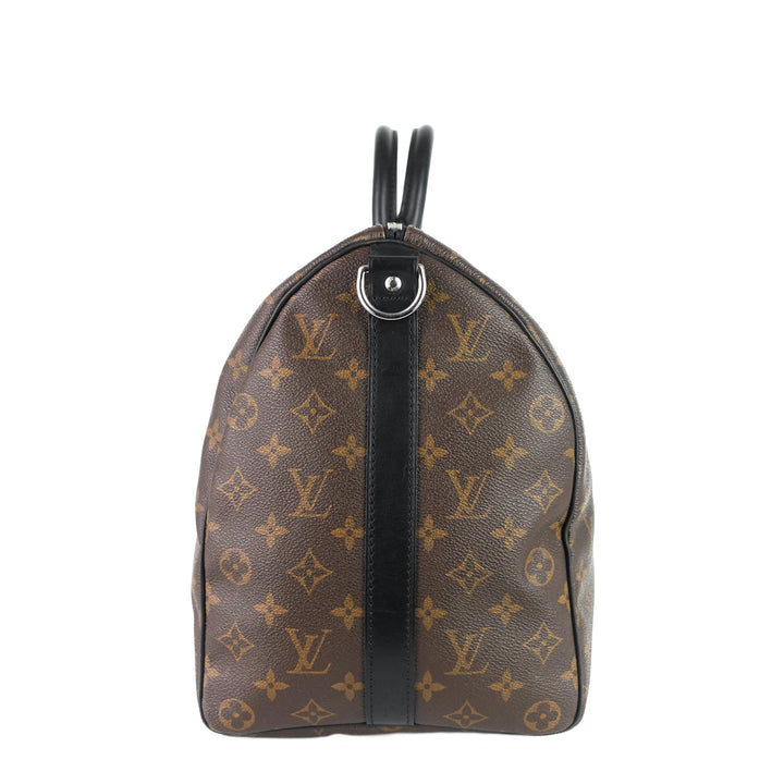 keepall 45 bandoulière macassar monogram canvas bag
