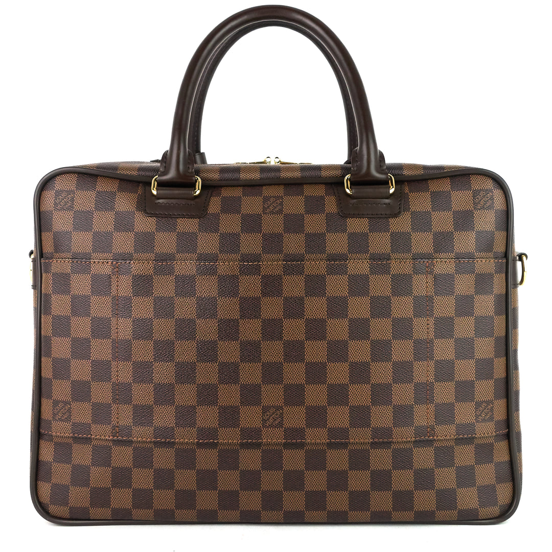 icare damier ebene canvas computer bag