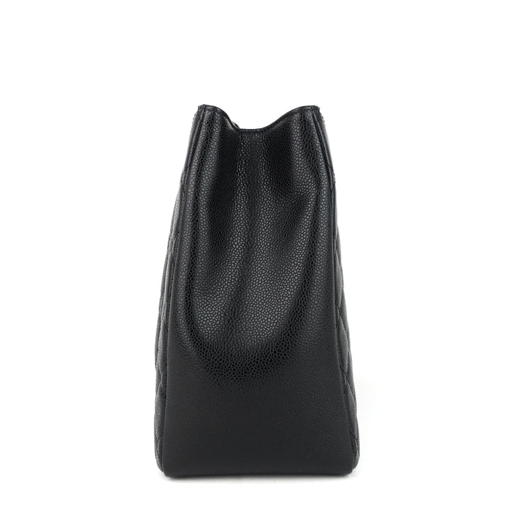 grand shopping tote gst caviar leather bag
