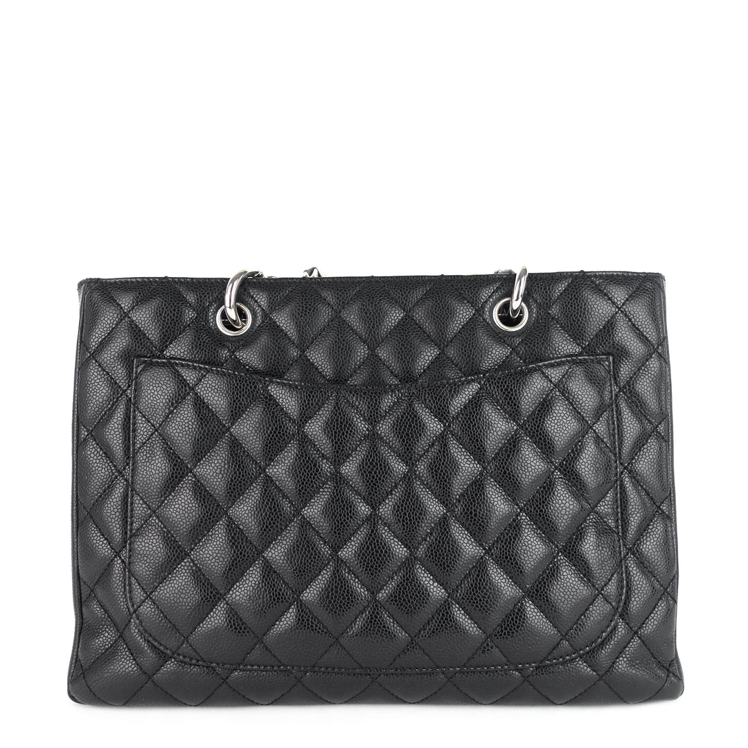 grand shopping tote gst caviar leather bag