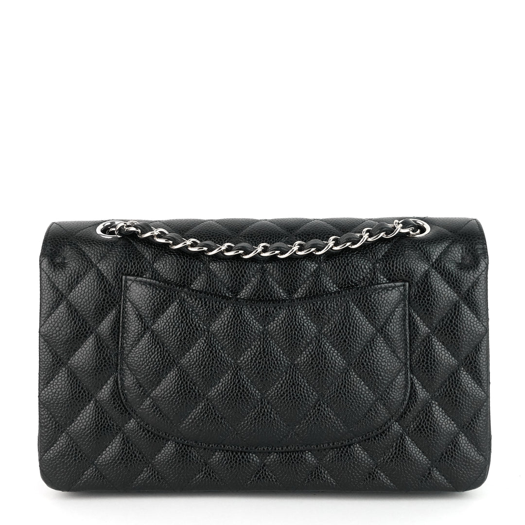 classic double flap medium caviar shoulder bag