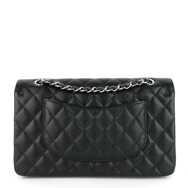 classic double flap medium caviar shoulder bag