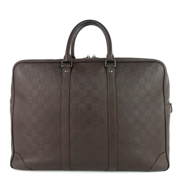 porte-documents voyage gm damier infini briefcase bag