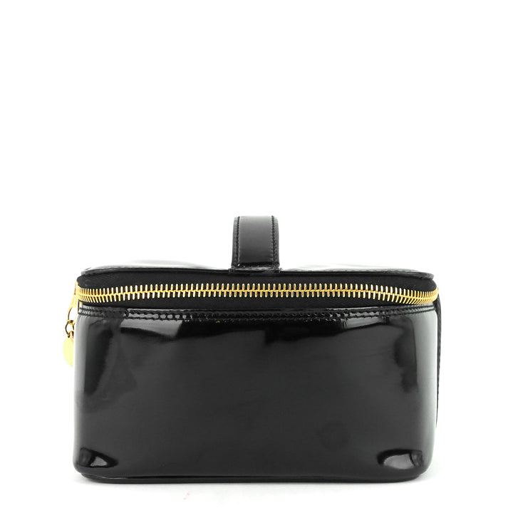 patent leather cc vanity case