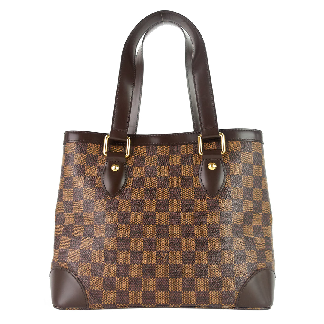 hampstead pm damier ebene canvas bag